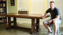 Diy Dining Table: Pottery Barn Inspired Farmhouse Table