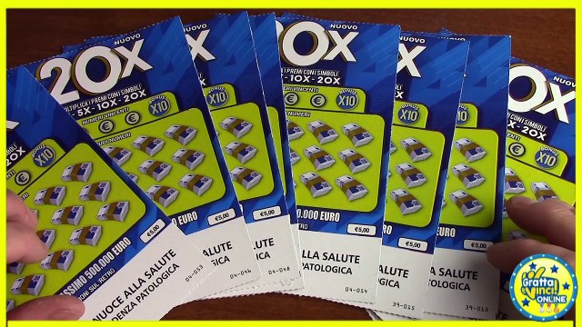 GRATTA E VINCI La somma del 20X
