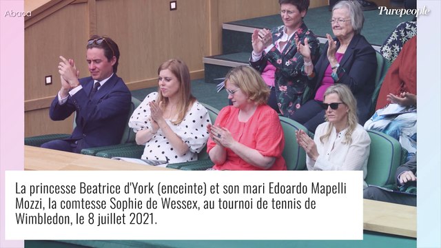 Beatrice d'York enceinte : la princesse affiche son ventre rond à Wimbledon, avec Edoardo
