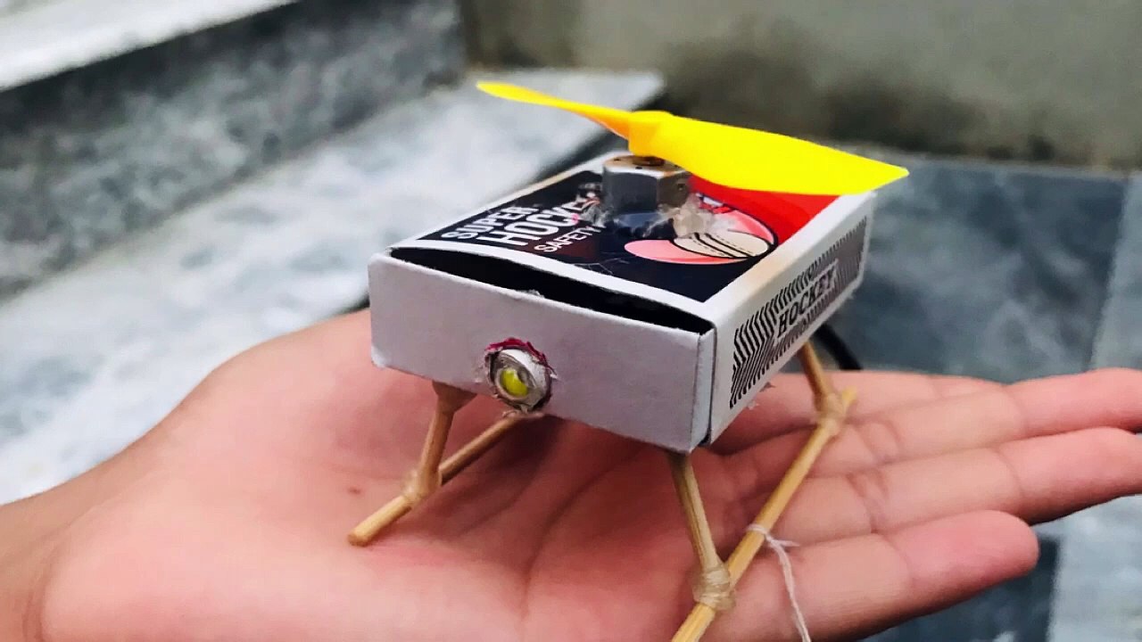 How to make Helicopter with matchbox