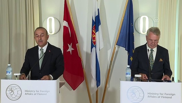 HELSİNKİ - Bakan Çavuşoğlu, Fin mevkidaşı ile basın mensuplarının sorularını yanıtladı (1)