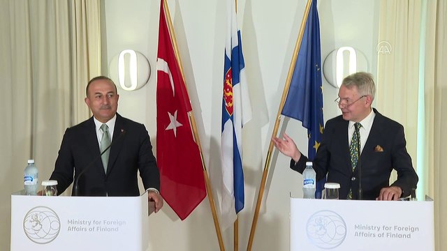 HELSİNKİ - Bakan Çavuşoğlu, Fin mevkidaşı ile basın mensuplarının sorularını yanıtladı (3)