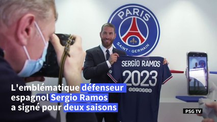 Foot: le PSG recrute l'emblématique défenseur espagnol Sergio Ramos