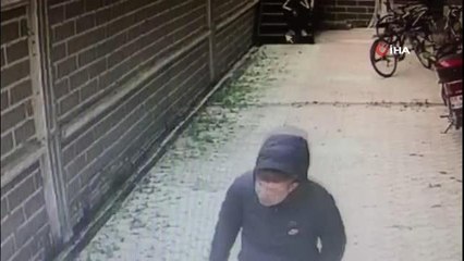 Son dakika haber! Bisiklet hırsızı kameraya böyle yakalandı