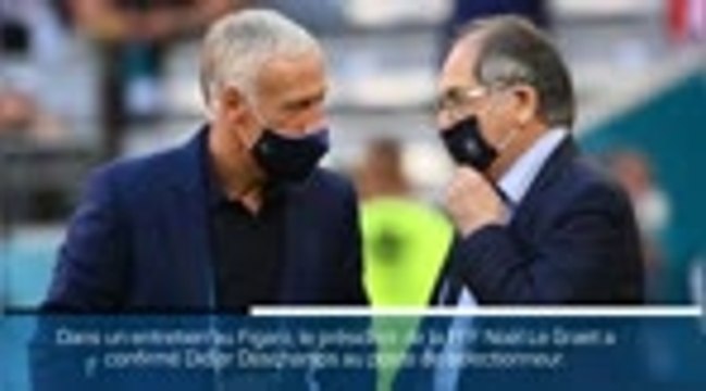 Bleus - Noël Le Graët confirme Didier Deschamps