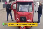 Los ‘Pocoyó de Barranca’: banda de raqueteros que robaban en mototaxi fueron detenidos