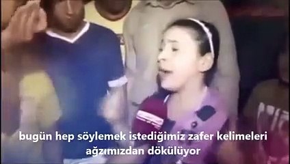 İsrail'e kafa tutan Gazzeli cesur kız