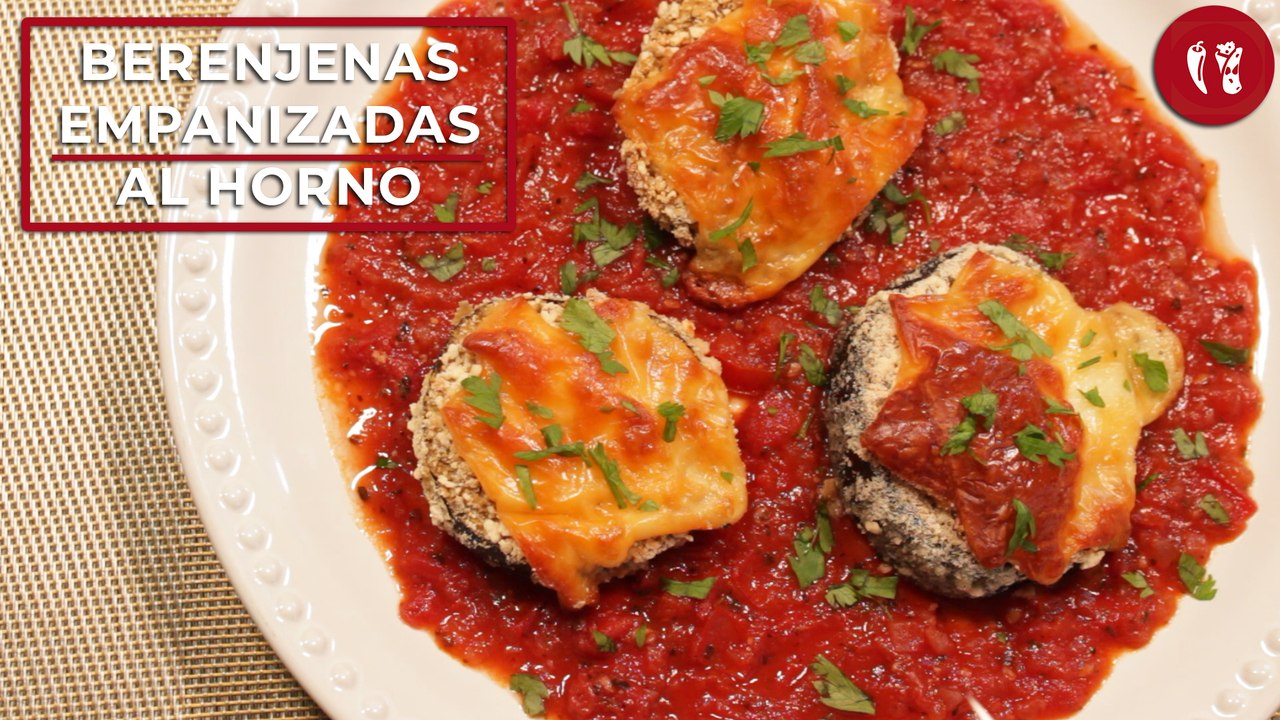 Berenjenas empanizadas al horno | Receta fácil | Directo al Paladar México
