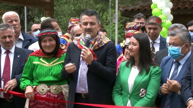 Bakan Dönmez ve Bakan Pakdemirli, Küçükelmalı Tabiat Parkı’nın açılışına katıldı