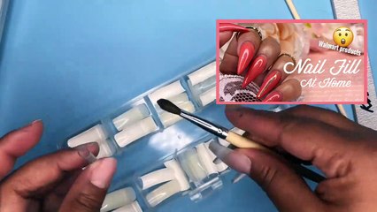 Acrylic Nails Tutorial - How To - Acrylic Nails Using Nail Forms - For Beginners