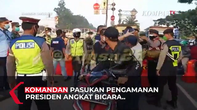 Ini Kata Daspaspampres Terkait Anggotanya Cekcok saat Dicegat Petugas PPKM Darurat