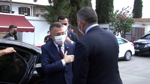 - Cumhurbaşkanı Yardımcısı Oktay, KKTC Cumhurbaşkanı Tatar ile görüştü