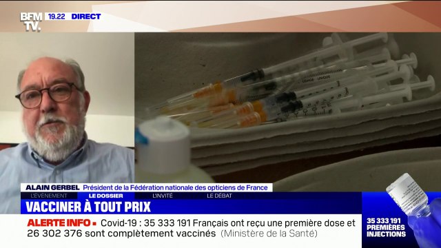 Alain Gerbel (Fédération des opticiens): Tous les professionnels paramédicaux pourront vacciner dans des lieux prévus pour cela