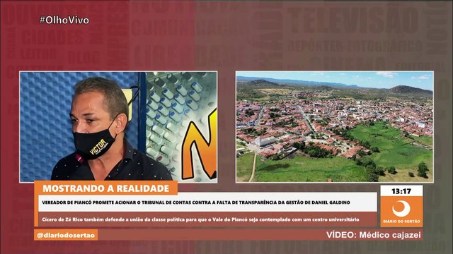 Vereador de Piancó promete acionar o Tribunal de Contas contra a falta de transparência da gestão de Daniel Galdino e lamenta ‘fantasias’ que prefeito inventa para a população