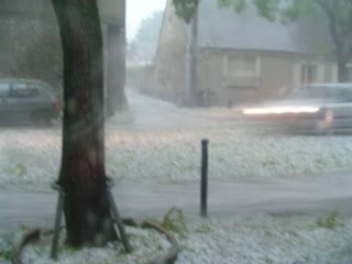 Orage de grêles à Bourges 05/2007