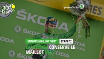 #TDF2021 - Étape 12 / Stage 12 - Škoda Green Jersey Minute / Minute Maillot Vert