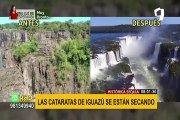Cataratas del Iguazú se secan debido a la sequía más fuerte de los últimos 91 años