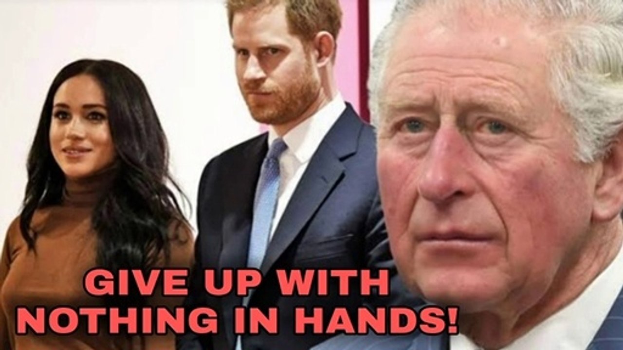 Meghan & Harry Declare Give Up With Nothing In Hands