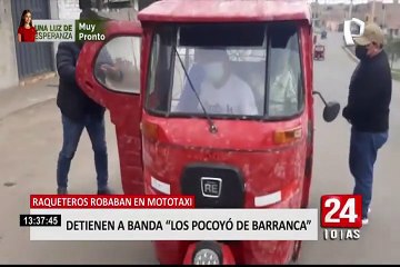 Barraca: PNP desarticula banda de raqueteros