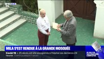 En visite à la Grande mosquée de Paris, Mila espère 