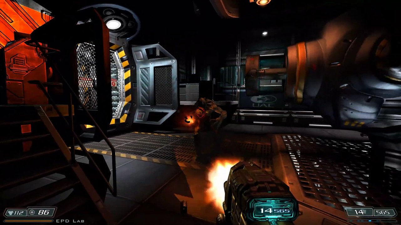 Doom 3 BFG Edition, Playthrough, Level "Alpha Labs Sector 2"