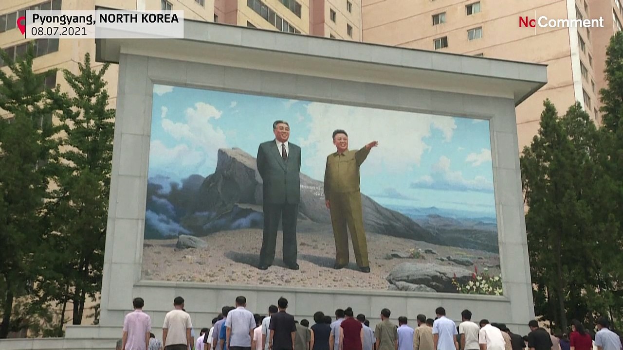 Halbmast für den begründer der kommunistischen familiendynastie