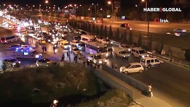 Polisin son anda yaptığı hamle intihar girişimi önlendi! O anlar kamerada
