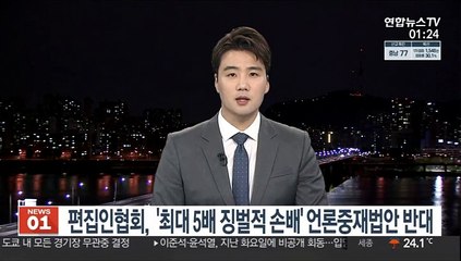 편집인협회, '최대 5배 징벌적 손배' 언론중재법안 반대