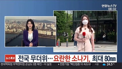 [날씨] 전국 무더위…요란한 소나기, 최대 80㎜