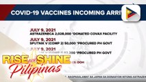 Karagdagang COVID-19 vaccines, inaasahang darating ngayon at sa Sabado