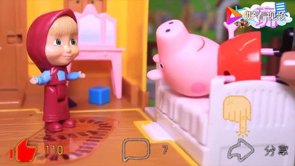 Who tied Peppa Pig? Fortunately, Big Bear came to help and saved Peppa!