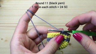 How To Crochet A Little Bee, Kleine Biene Häkeln