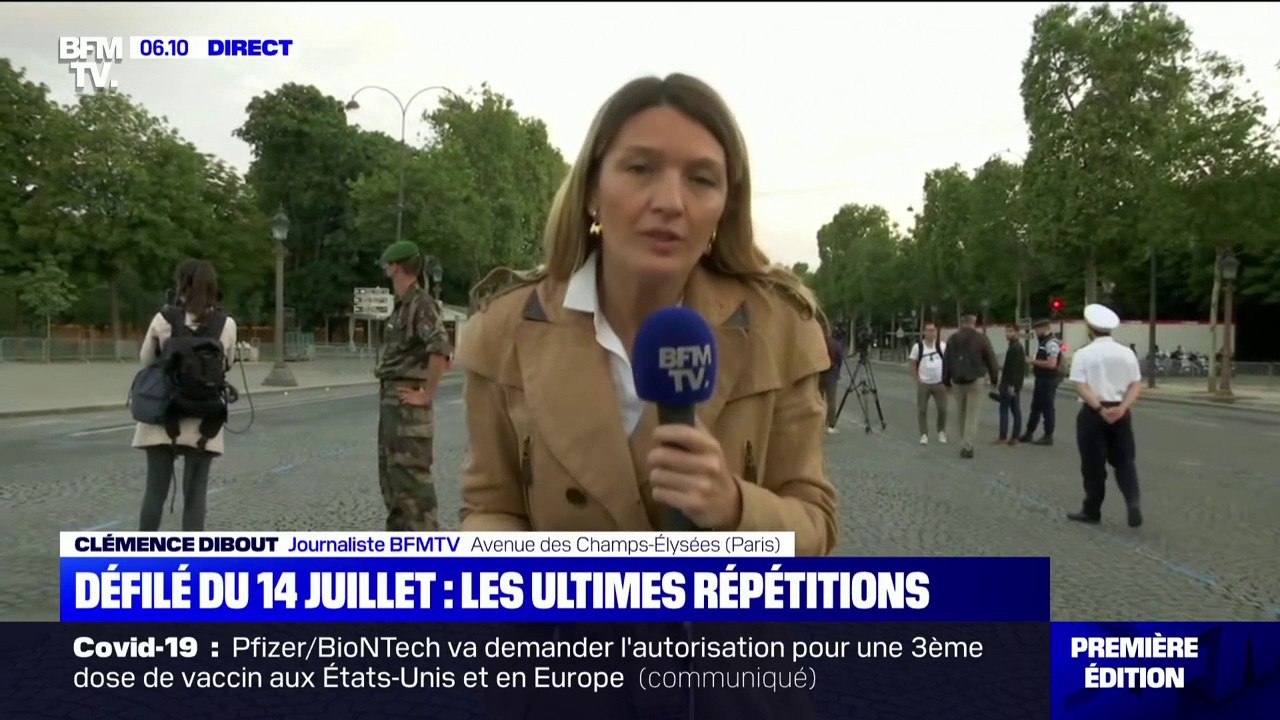 14 juillet: ultimes répétitions pour les militaires, qui défileront sans masque