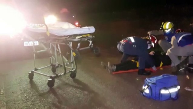 Motociclista fica ferido em colisão na Avenida Piquiri