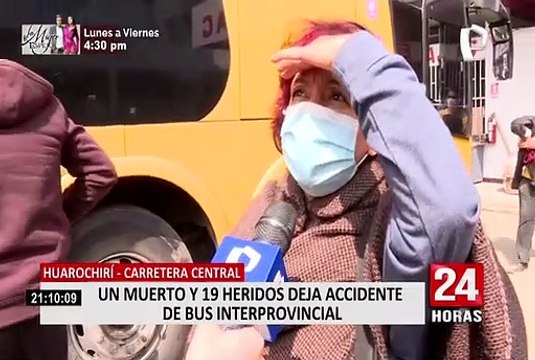 Accidente en Carretera Central: chofer de bus se habría quedado dormido, según pasajeros