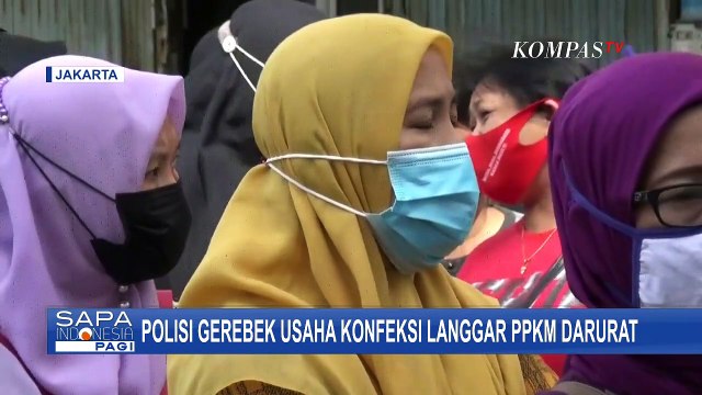 Usaha Konveksi Kena Sidak PPKM Darurat, 13 Karyawan Positif Covid-19 Saat Dites Antigen