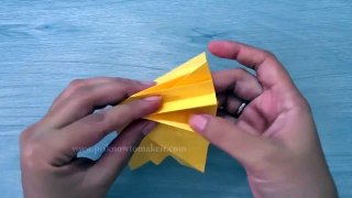 Origami Flower - How To Make Origami 6 Petal Flower, Paper Flower Tutorial