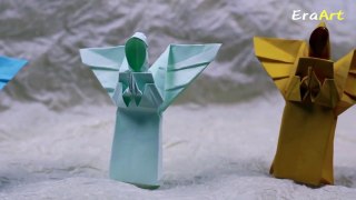 Paper Folding Art (Origami): How To Make Angel