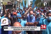 Héctor Valer: congresista electo anuncia que formará una nueva bancada ‘liberal’