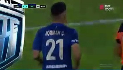 Torneo LPF: Velez 0 - 0 Boca en el primer tiempo jorman campuchano corre