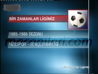 Rizespor 0-0 Gençlerbirliği 16.03.1986 - 1985-1986 Turkish 1st League Matchday 27