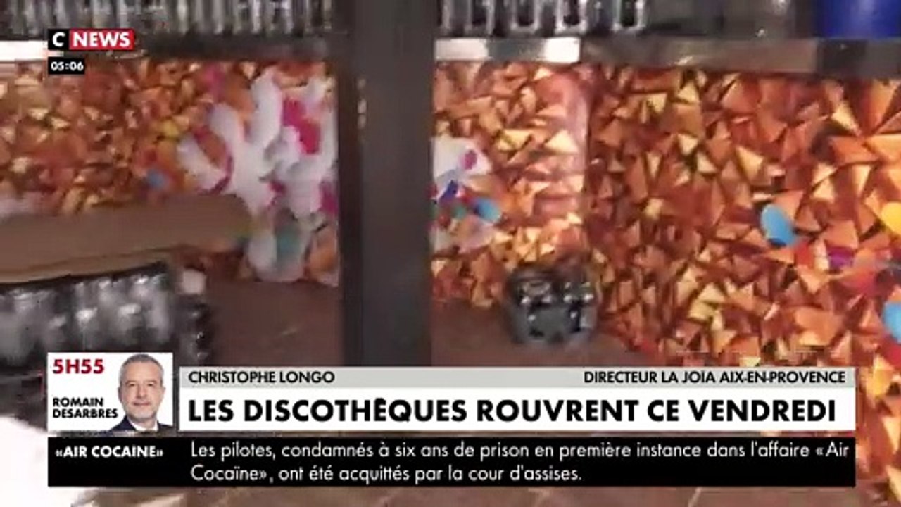 Coronavirus - Les discothèques se préparent à rouvrir ce soir en France mais les restrictions sanitaires dissuadent la plupart de reprendre leur activité