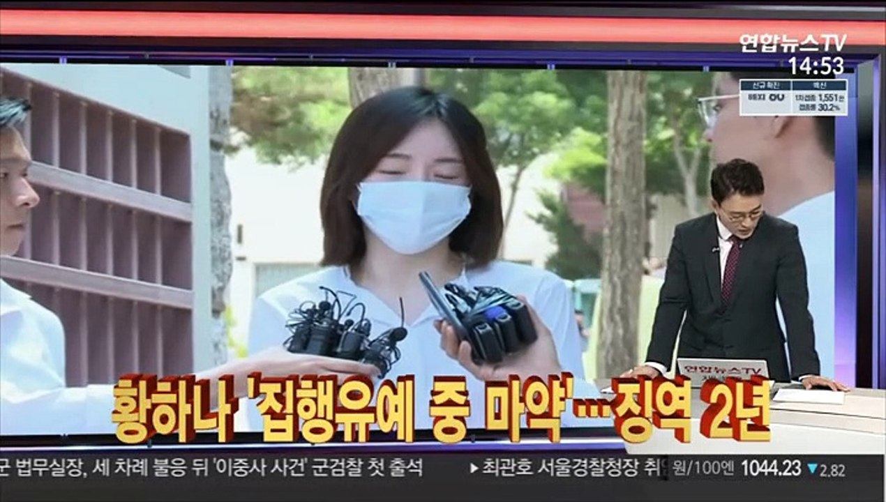 [사건큐브] 황하나 '집행유예 기간 또 마약'…징역 2년