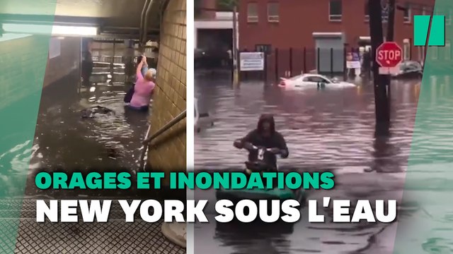 Avant la tempête Elsa, déjà des inondations à New York