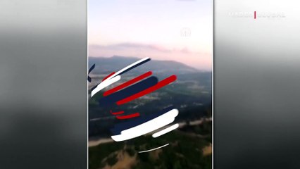 İzmir Foça'da orman yangını