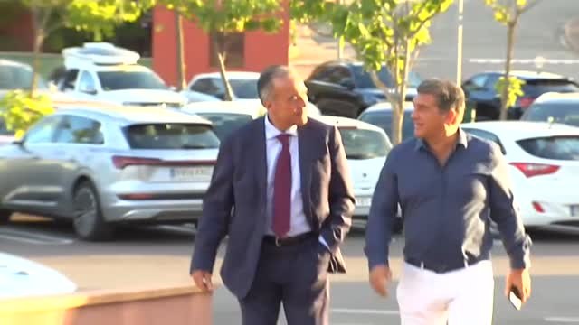 Laporta y Koeman se reencuentran después de casi dos meses