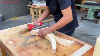 Watch How He Turns Waste Wood Into A Beautiful Table! __ The Perfect Wood Recycl