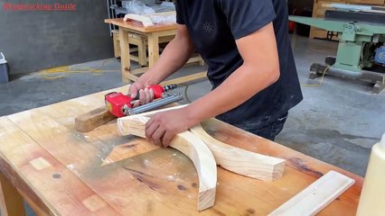 Watch How He Turns Waste Wood Into A Beautiful Table! __ The Perfect Wood Recycl