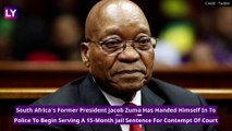 Jacob Zuma, Former South Africa President Surrenders To Police, After Being Sentenced To 15 Months Jail