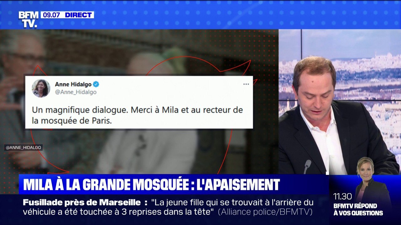 Mila à la Grande Mosquée de Paris: les internautes saluent sa rencontre avec le recteur de la mosquée